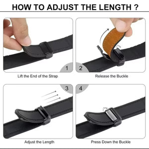 Leather Silicone Magnetic Strap