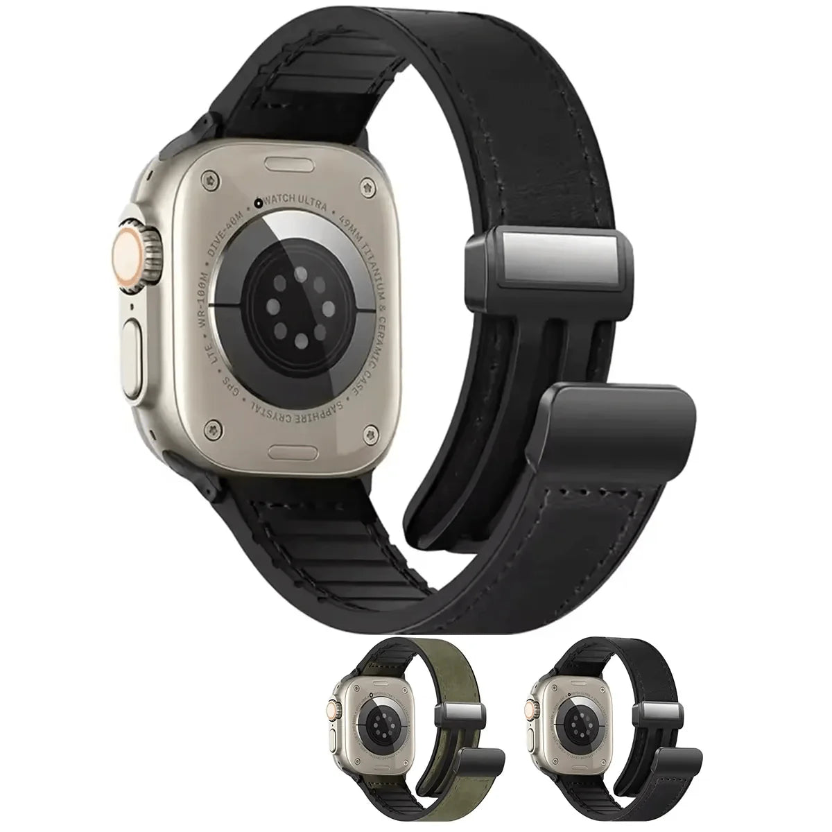 Magnetic Leather Strap