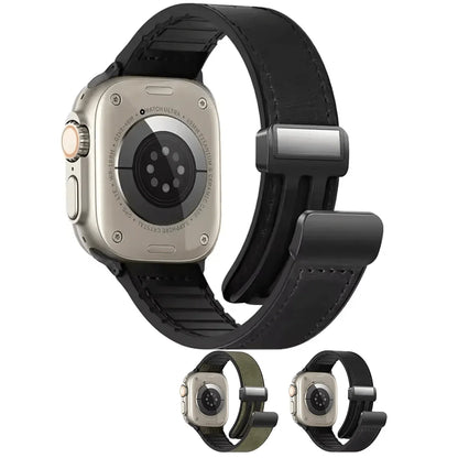 Magnetic Leather Strap