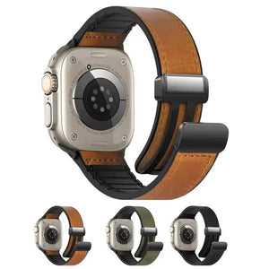 Magnetic Leather Strap