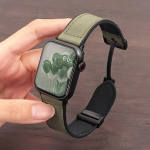Magnetic Leather Strap