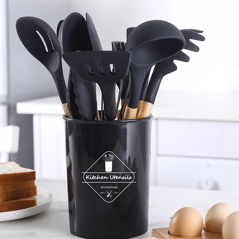 12-Piece Silicone Kitchen Utensil Set