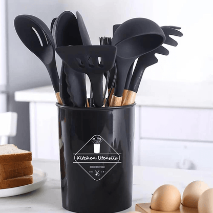 12-Piece Silicone Kitchen Utensil Set