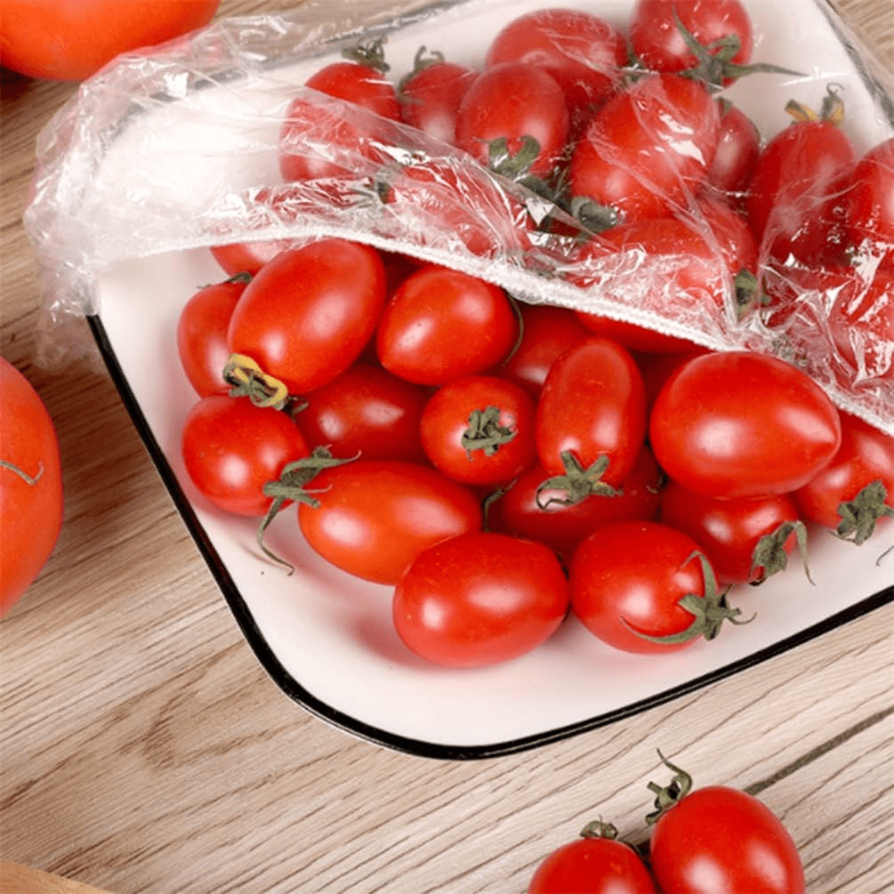 Disposable Plastic Food Covers (100 Pcs)