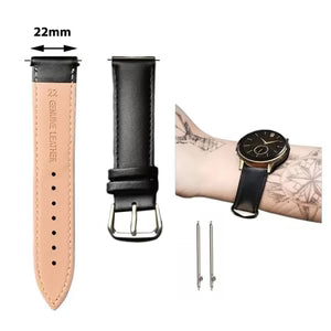 Soft Leather Smart Watch Strap